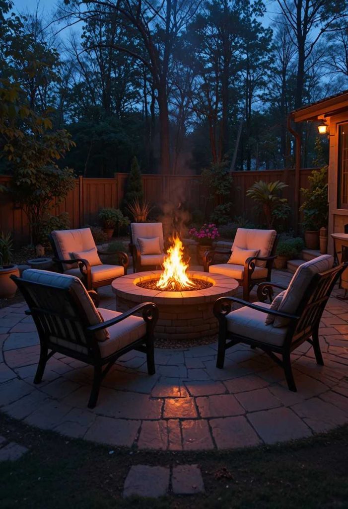 Add a Fire Pit on a Patio
