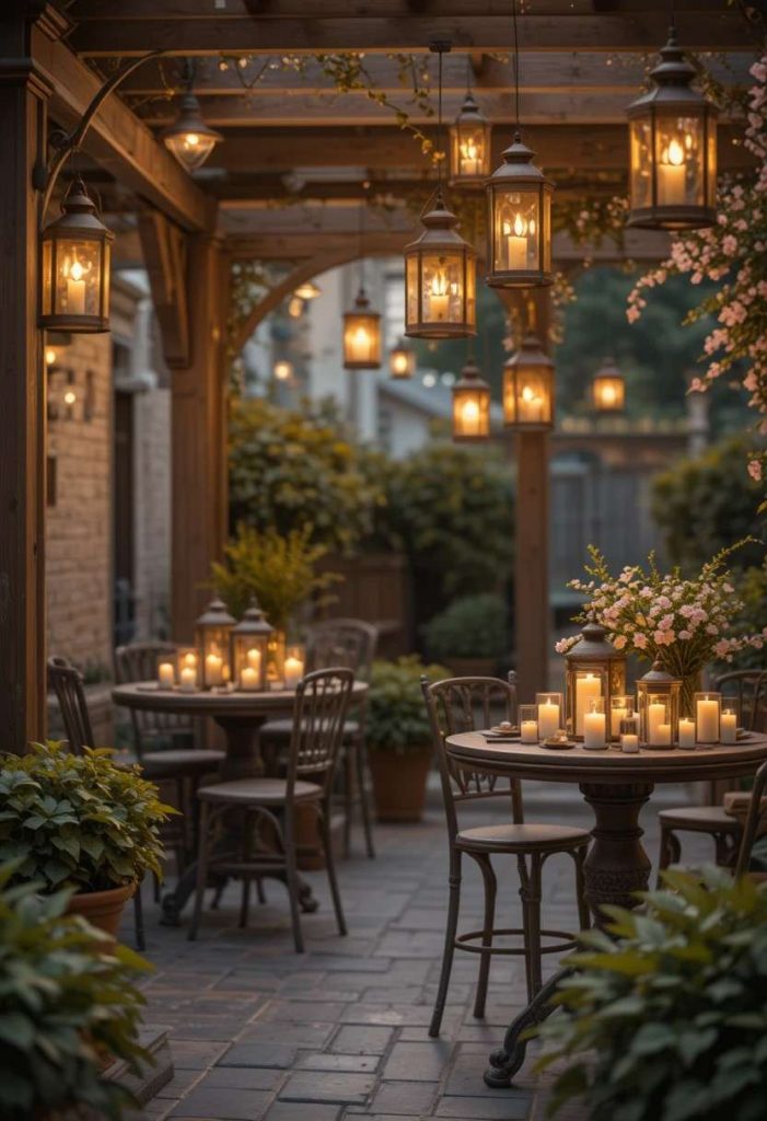 Hang Lanterns for Soft Glow