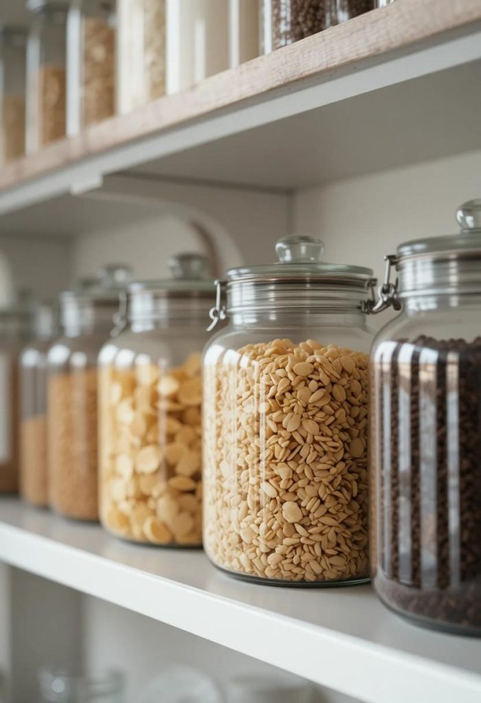 Display Pretty Glass Jars