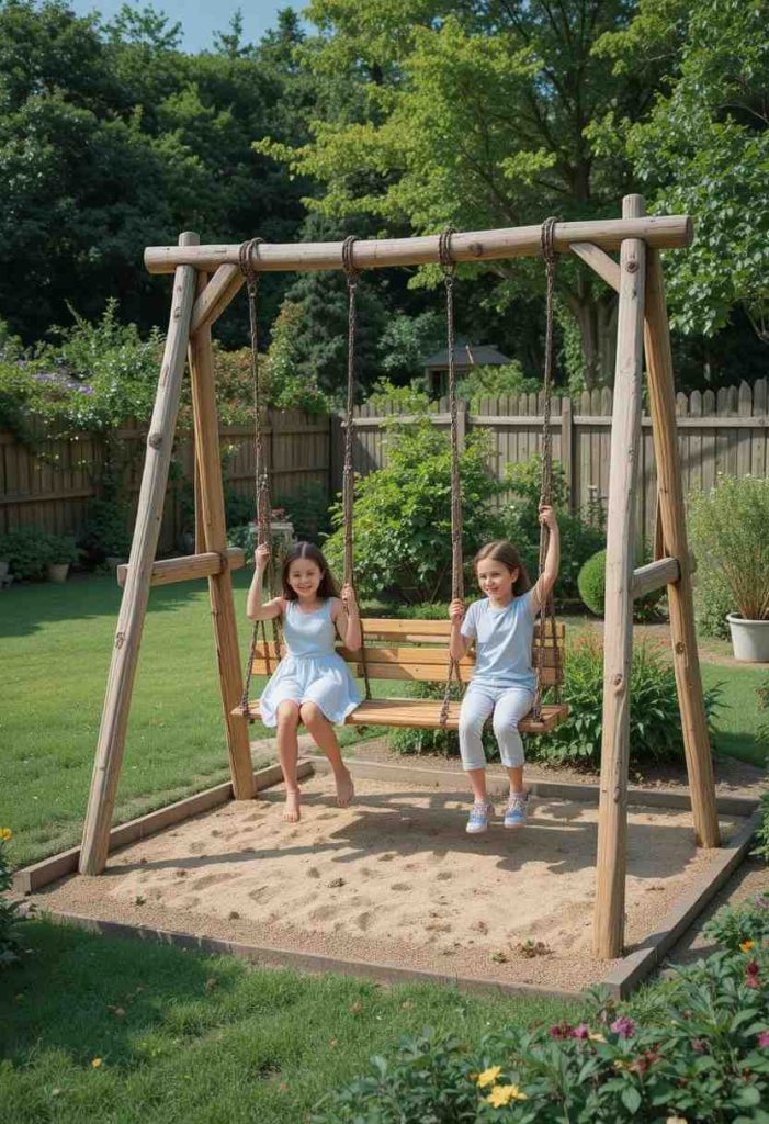 Install a Sturdy Swing Set