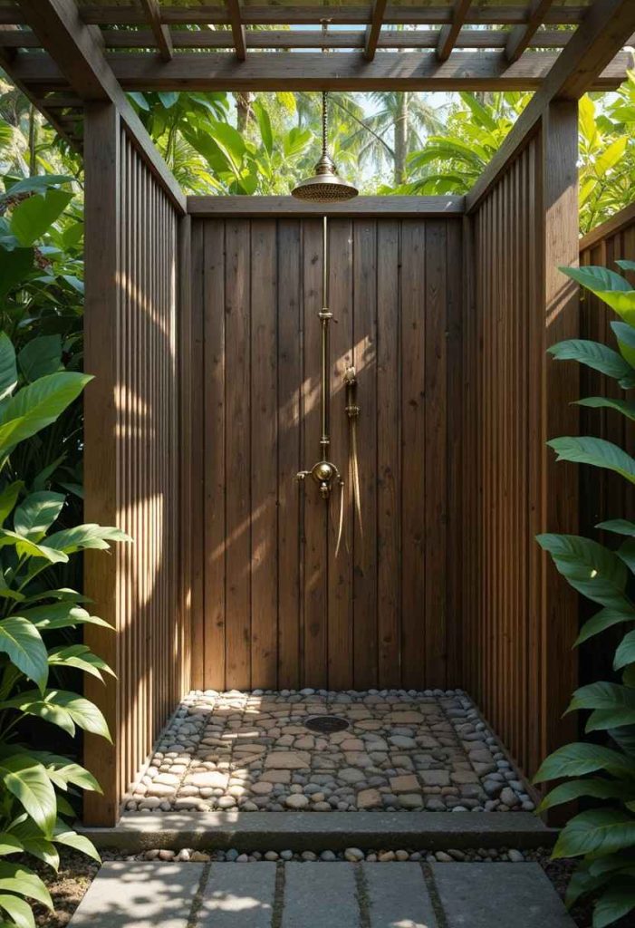 Install a Dreamy Outdoor Shower