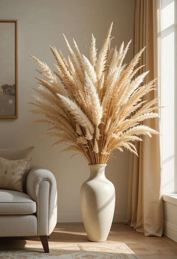 DIY Pampas Grass and Dried Botanical Arrangement: Organic Luxury for $15