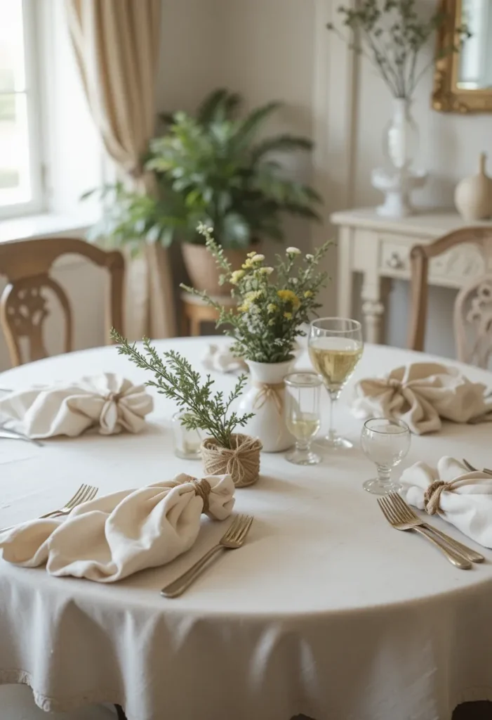 Add Cloth Napkins