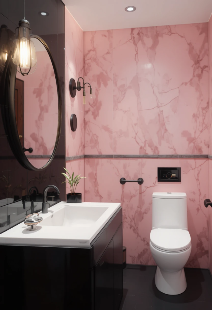 Mix Pink With Black