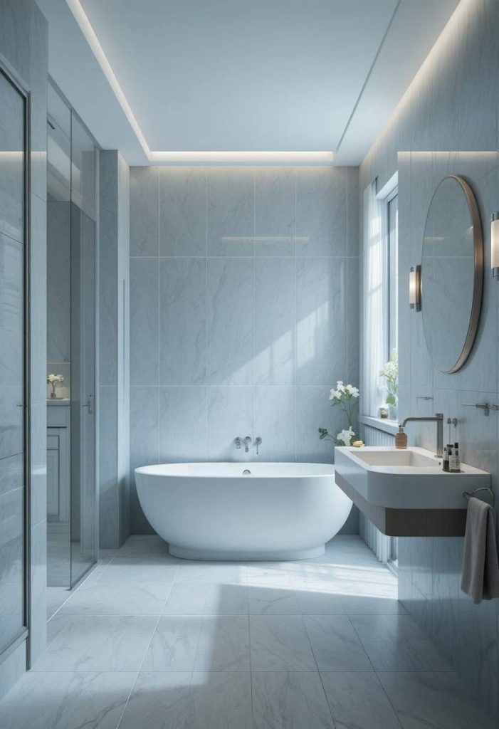 Pair Blue With Soft Grey