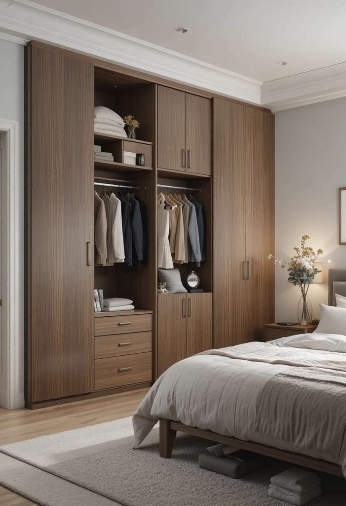 Use a Corner Wardrobe