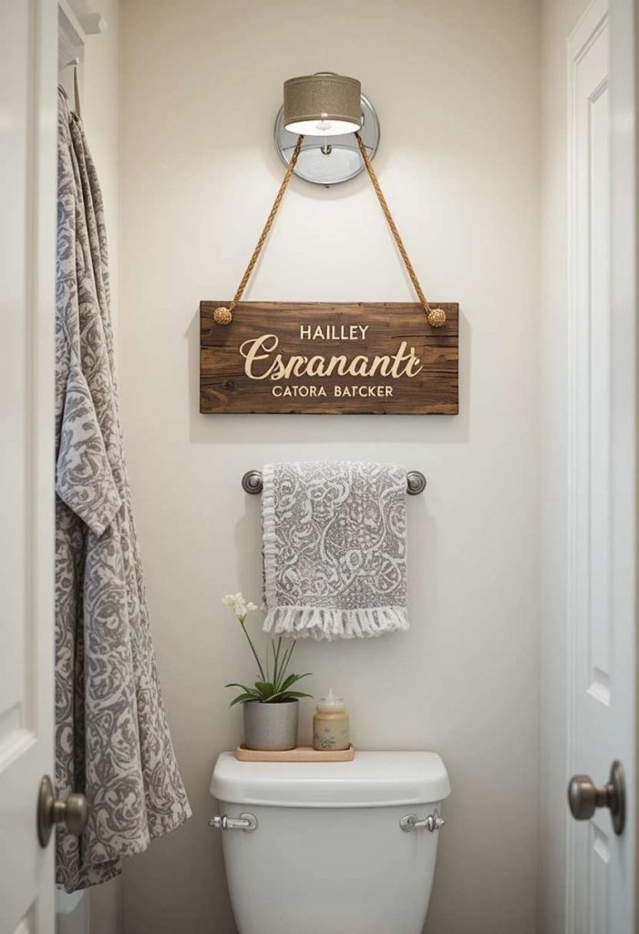 Hang a Chalkboard or Sign