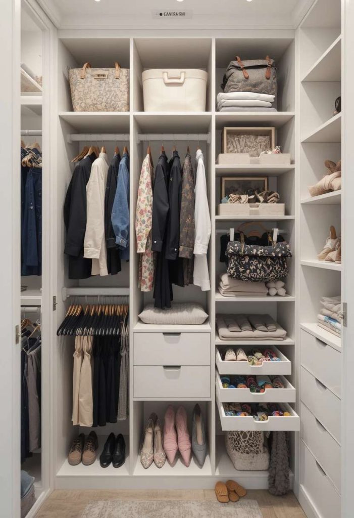 Add Pull-Out Rails and Organizers