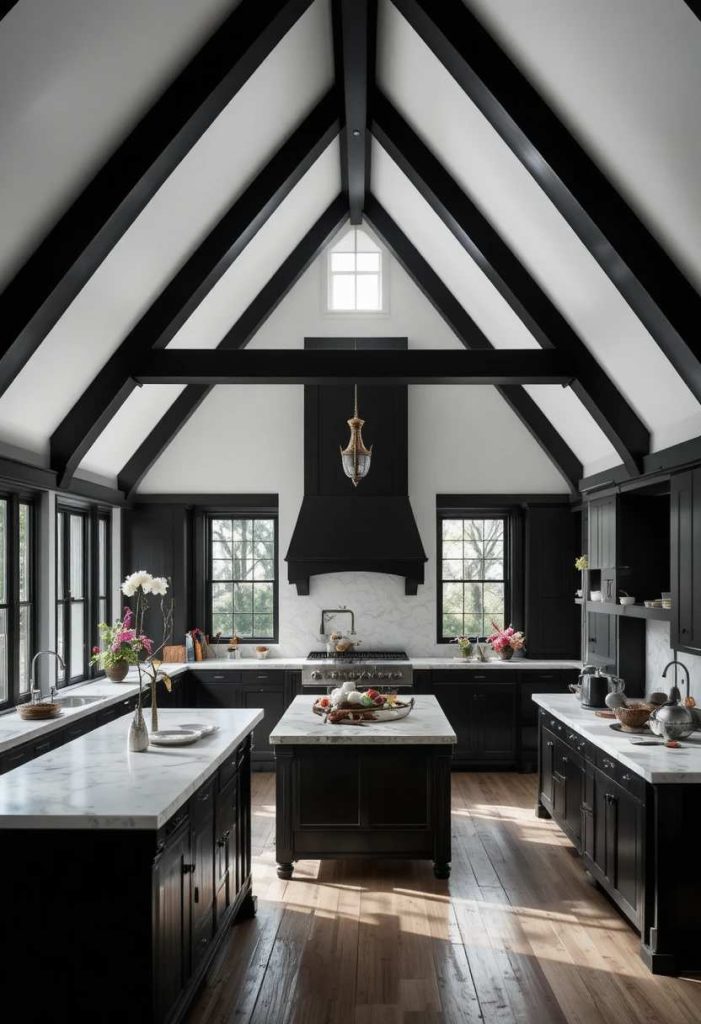 Add Painted Beams for Contrast