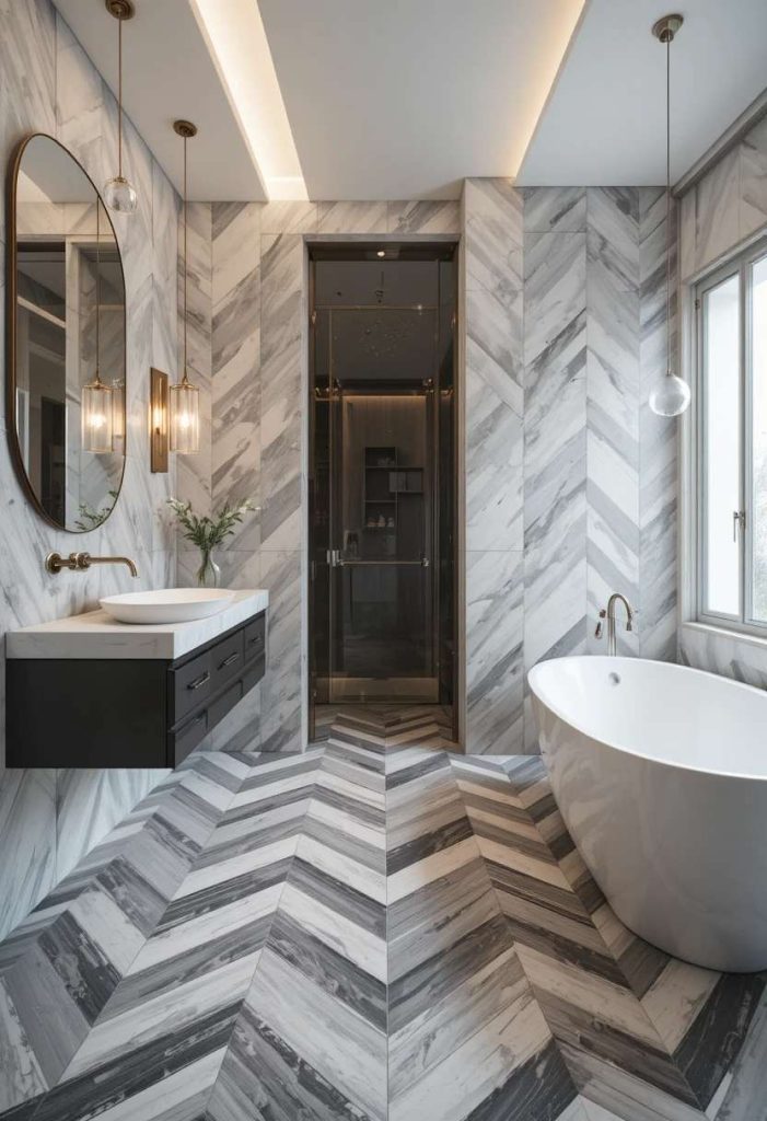 Use a Chevron Pattern