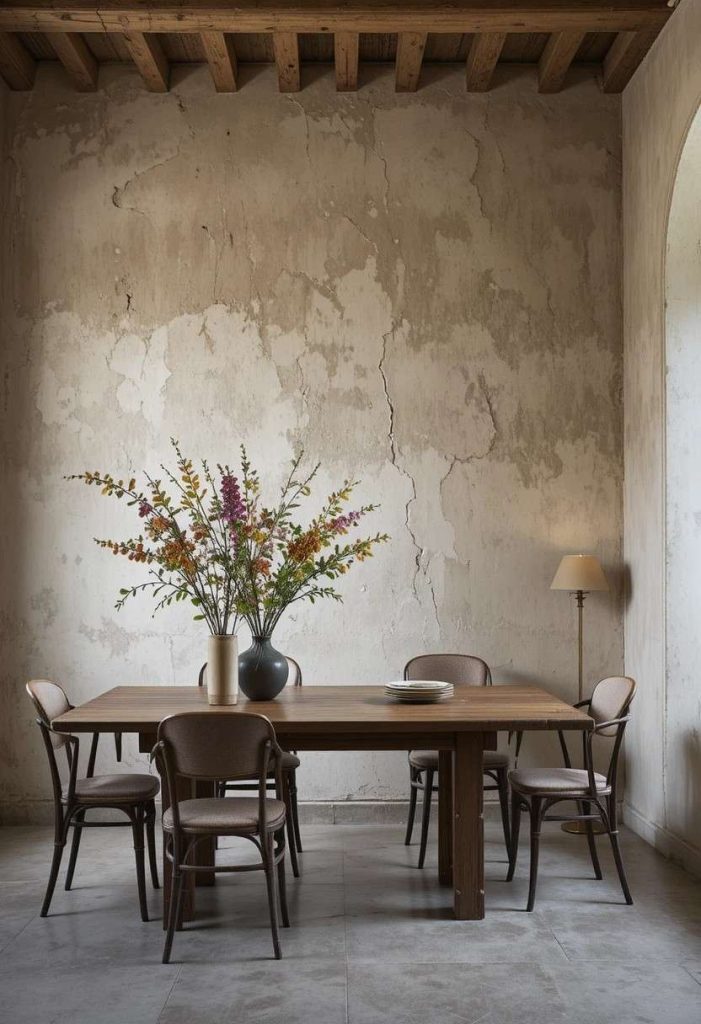 Use Textured Plaster or Limewash