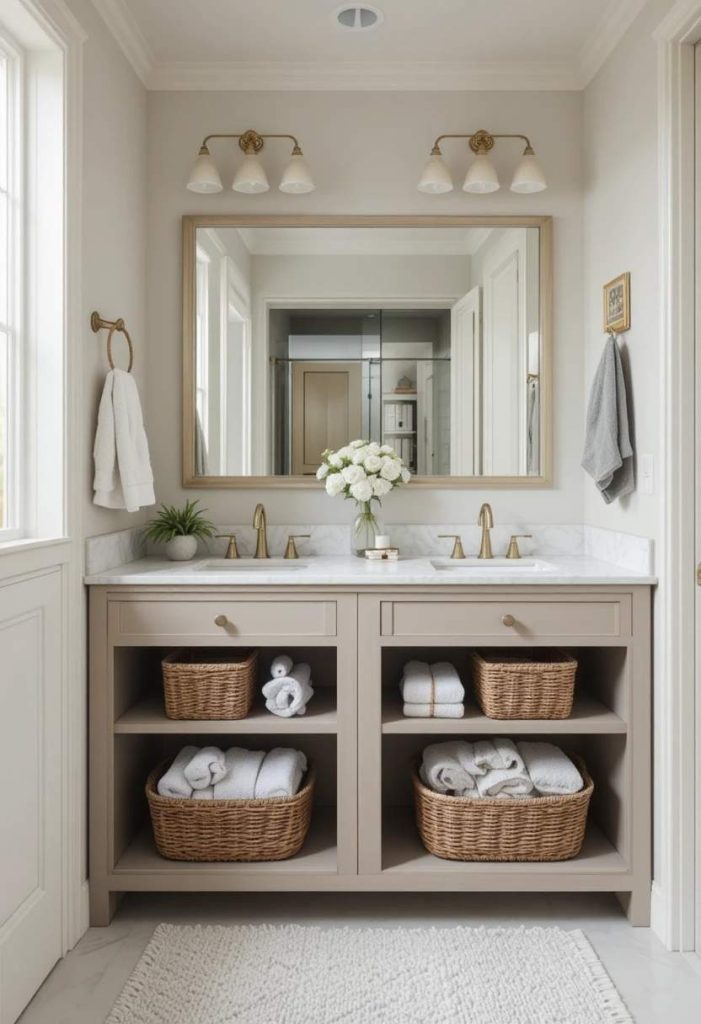 Add Open Shelving Below
