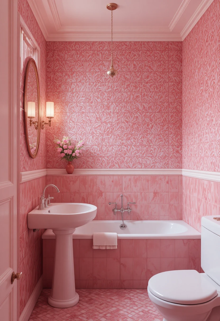 Pink Bathroom Ideas for a Fresh, Pretty and Stylish Space