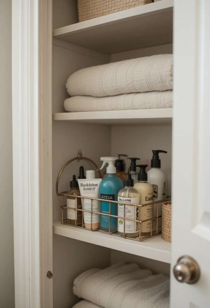 Store Toiletries in a Caddy