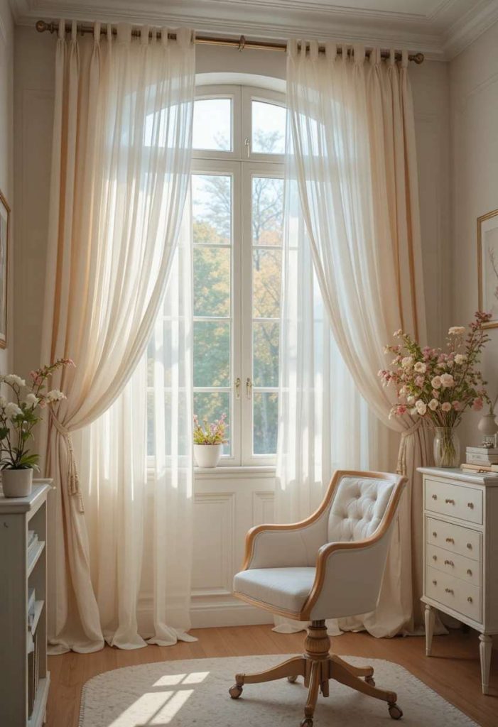 Add Sheer Curtains