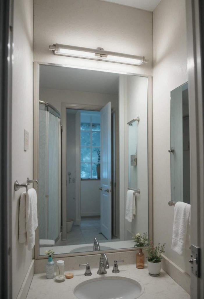 Add a Light Above the Mirror