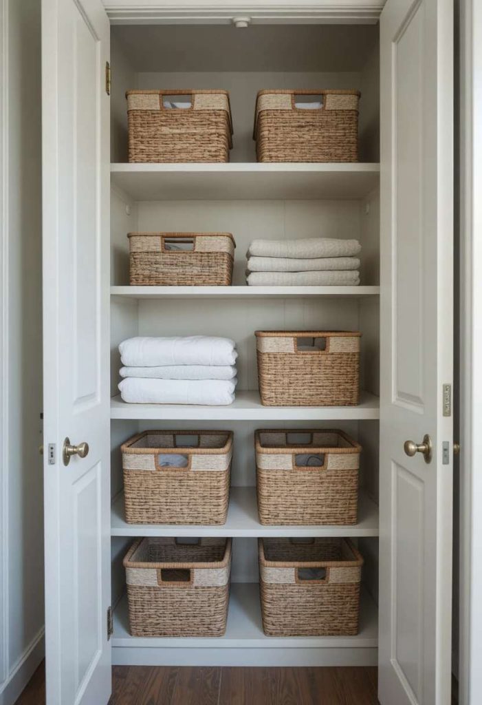 Use Matching Baskets for Calm