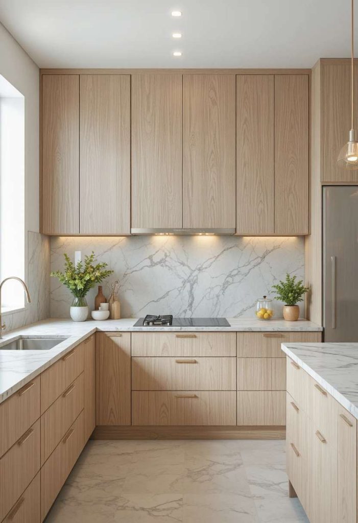 Add a Stone Backsplash Slab