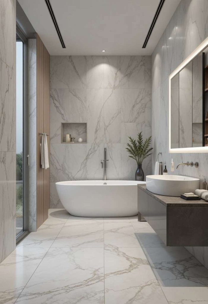 Match Floor and Wall Tiles