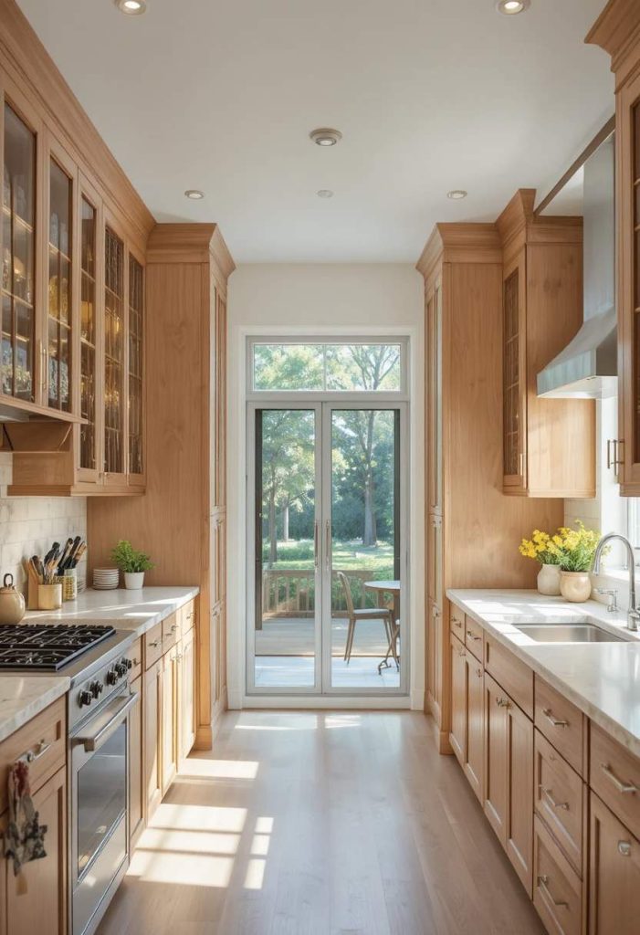 Add Glass-Front Cabinets