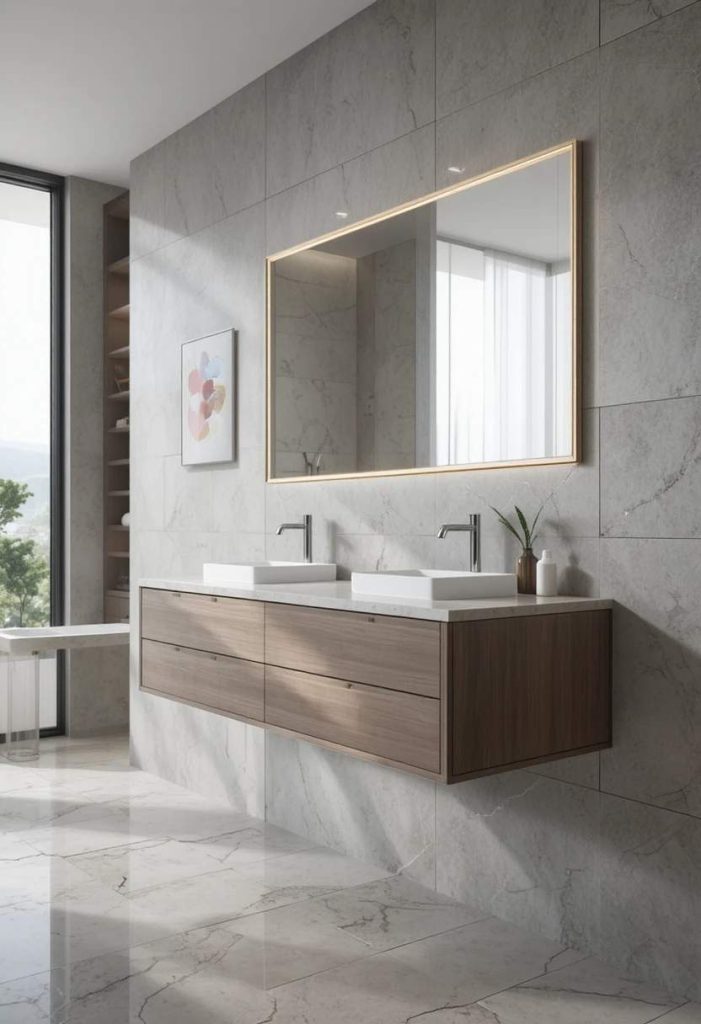 Try a Floating Vanity
