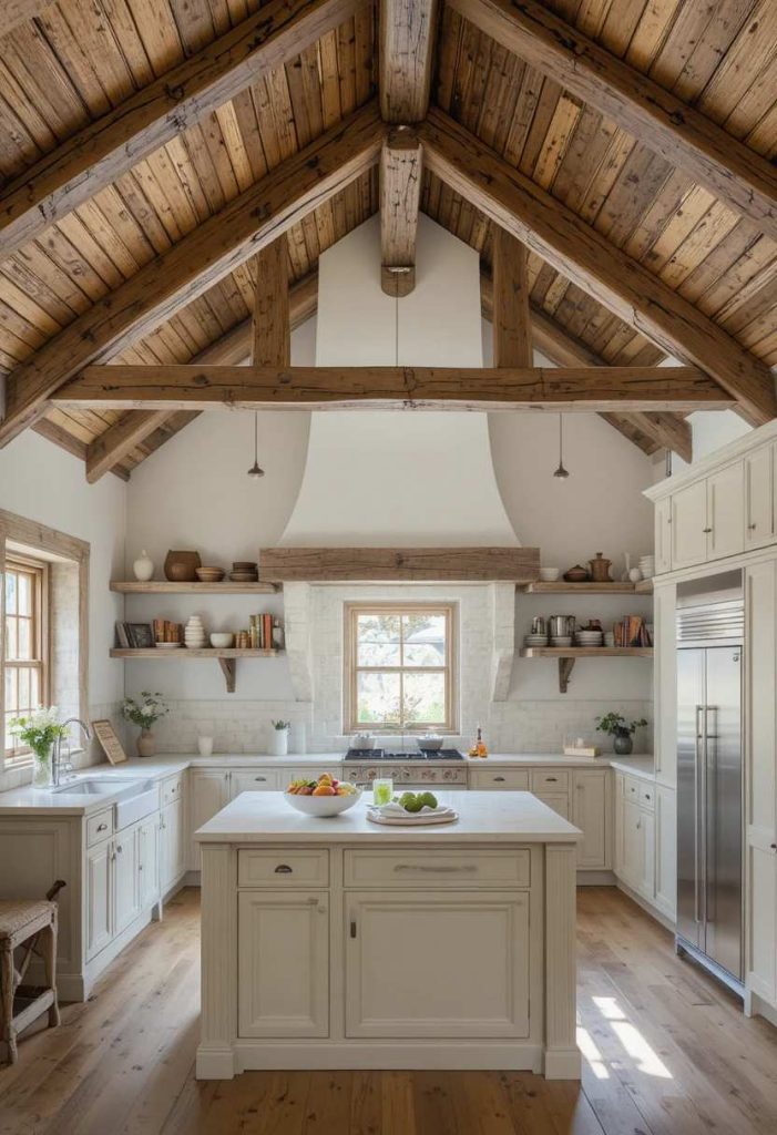 Keep Beams Rustic and Natural