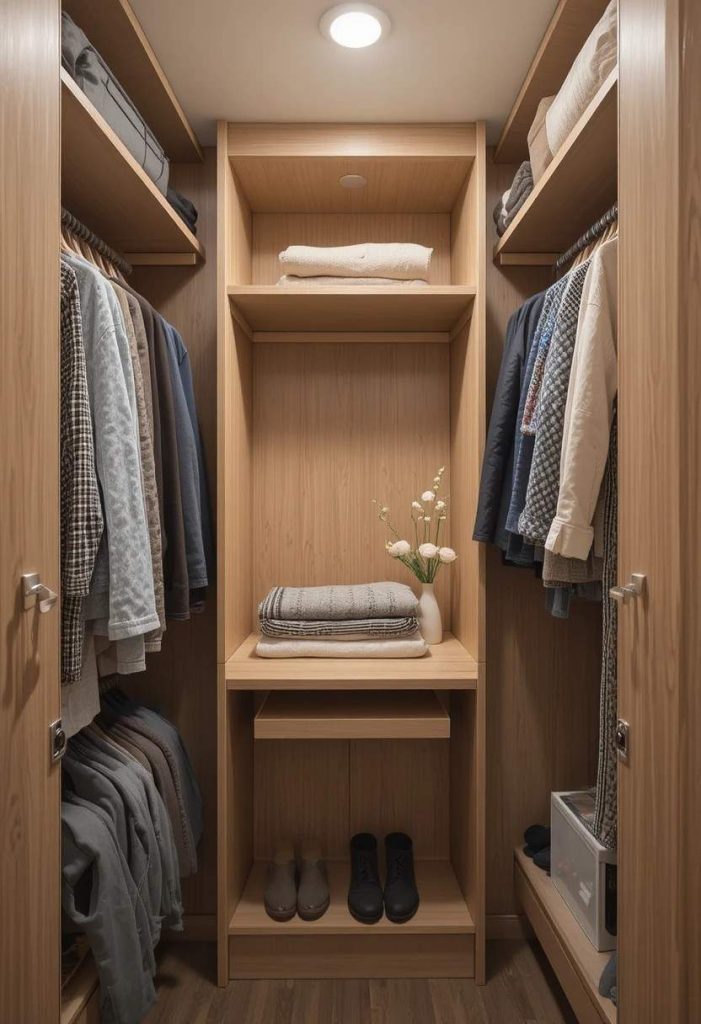 Add a Fold-Down or Slim Shelf