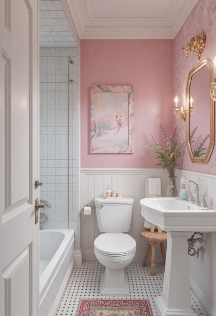 Add a Pink Accent Wall