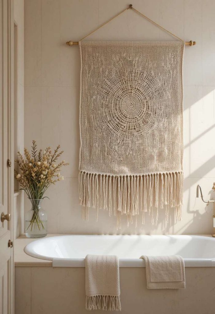 Add a Woven Wall Hanging