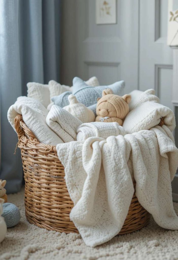 Add Soft Muslin and Blankets