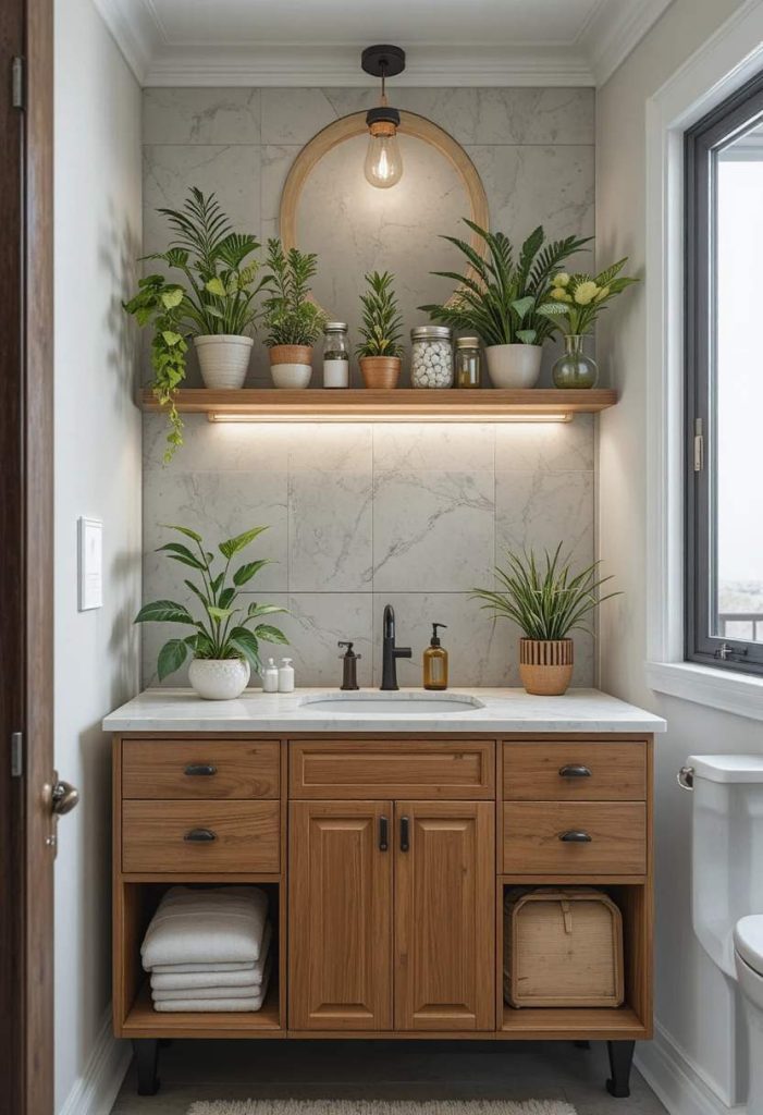 Add a Floating Shelf Above