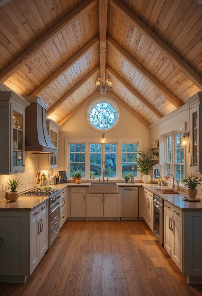 Vaulted Ceiling Kitchen Ideas