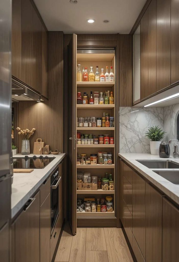 Add a Slim Trolley Pantry