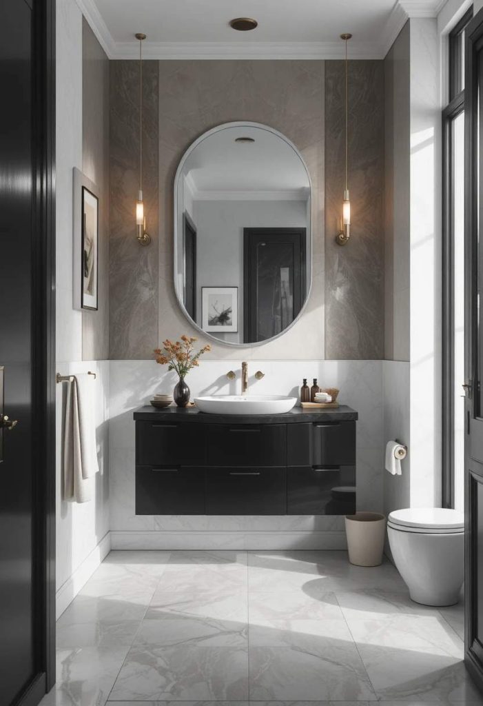 Try a Modern Black Vanity