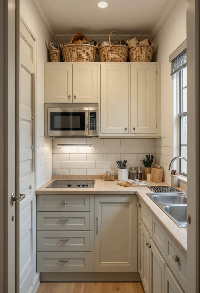 Use the Space Above Cabinets