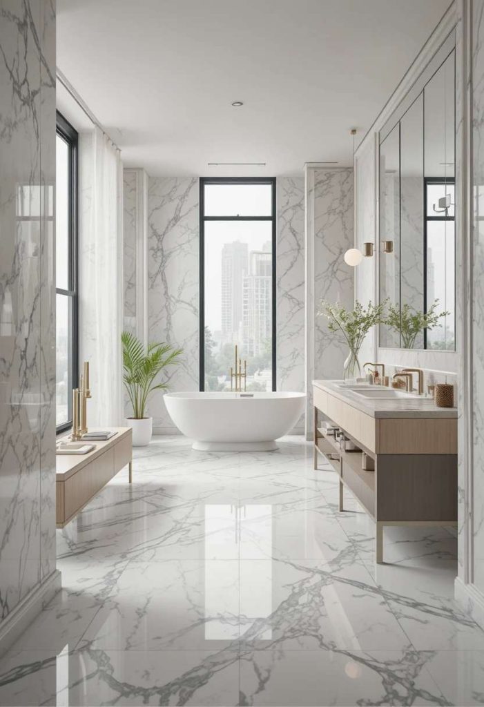 Choose a Marble-Look Tile