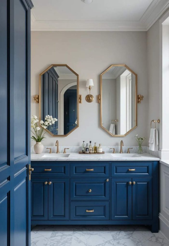 Choose a Bold Coloured Vanity
