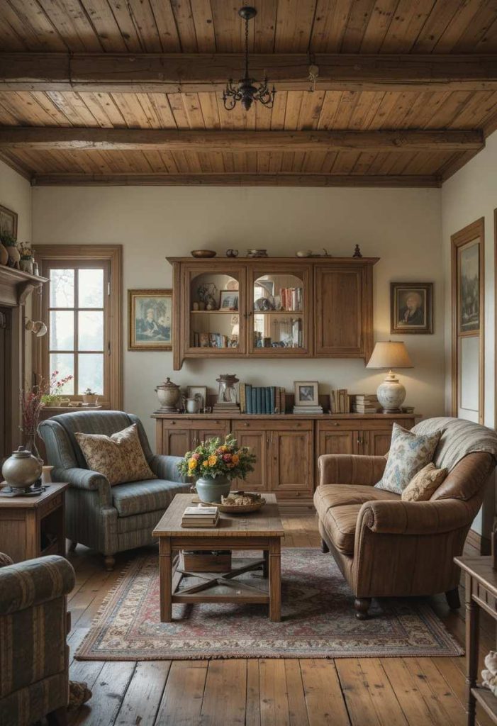 Use Warm Wood Furniture