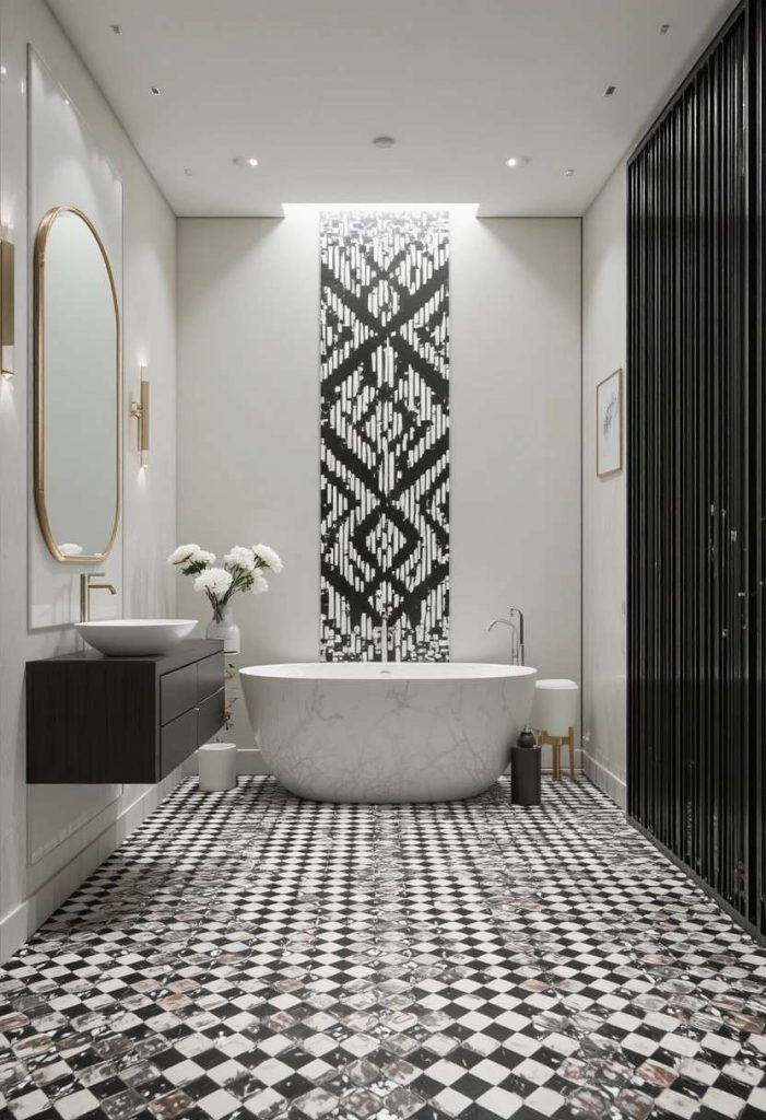 Add a Bold Patterned Tile