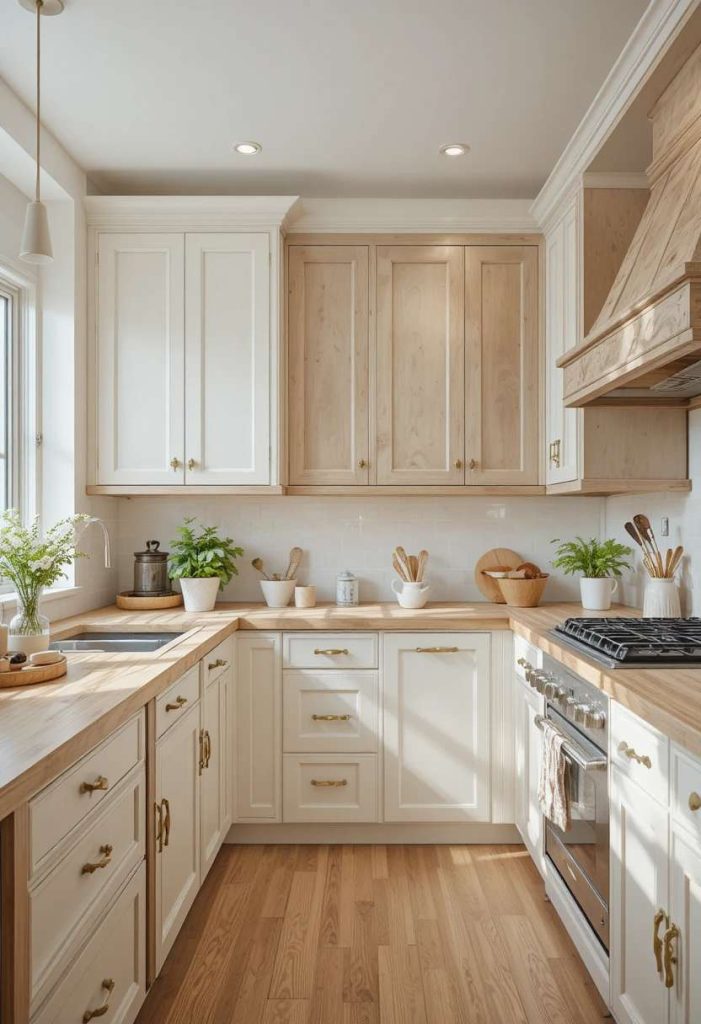 Mix With White Cabinets