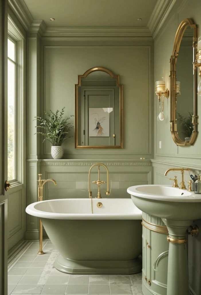Add Brass or Gold Fixtures