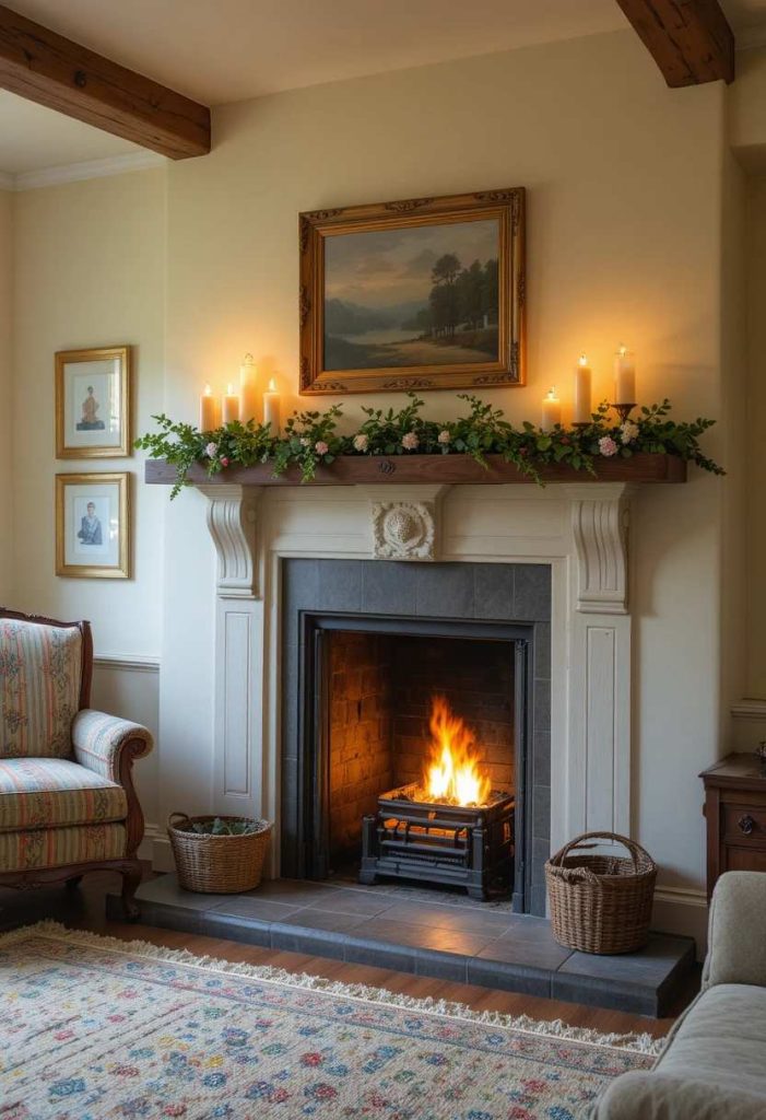 Add a Cozy Fireplace