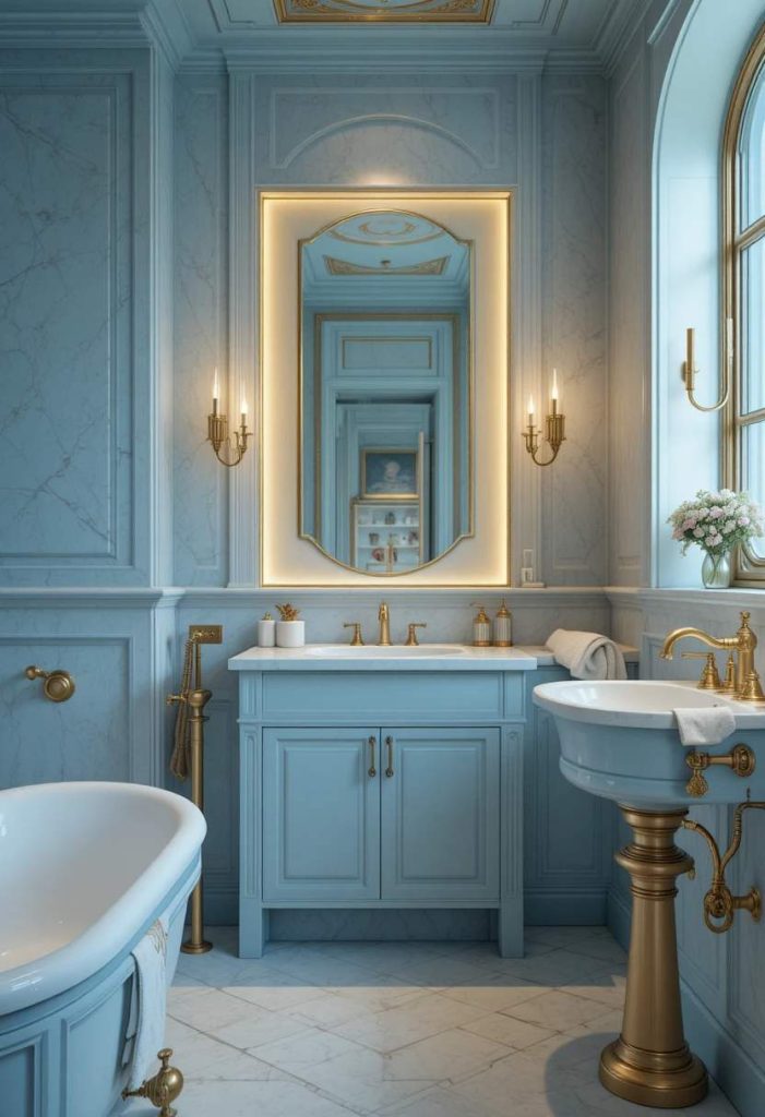 Add Brass or Gold Fixtures