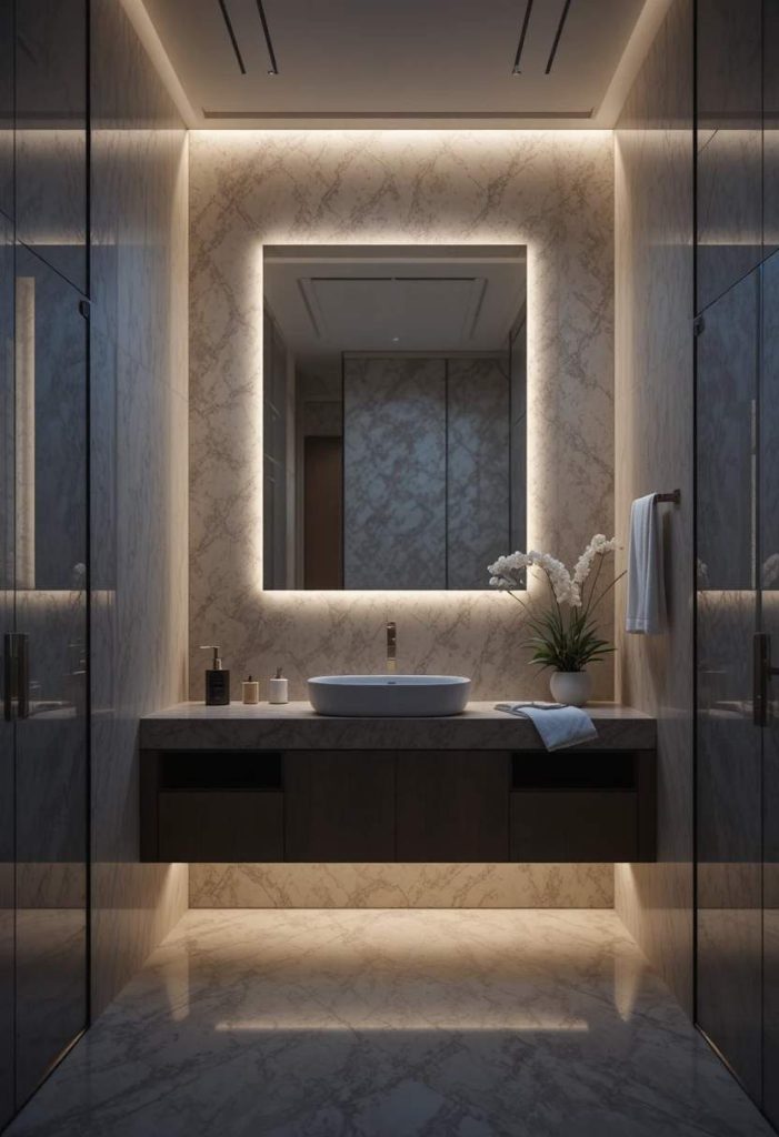 Add Under-Vanity Lighting