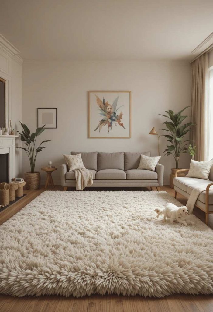 Add a Big, Soft Rug