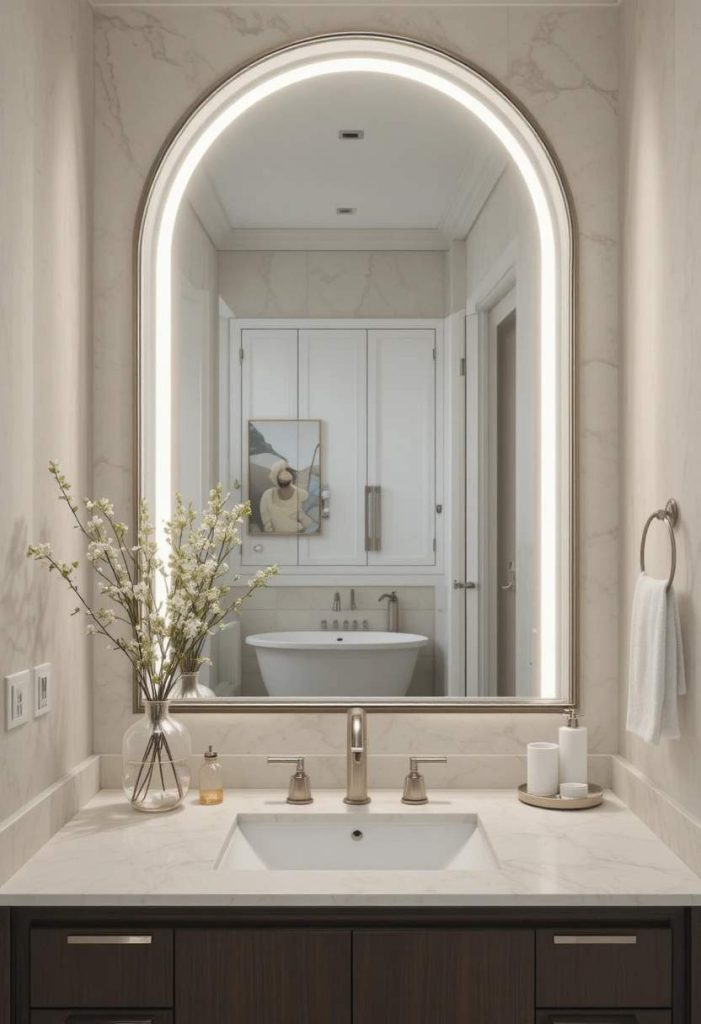 Pair With a Statement Mirror