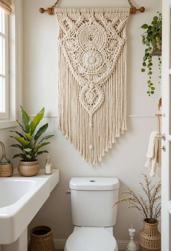 Hang a Macrame Wall Piece