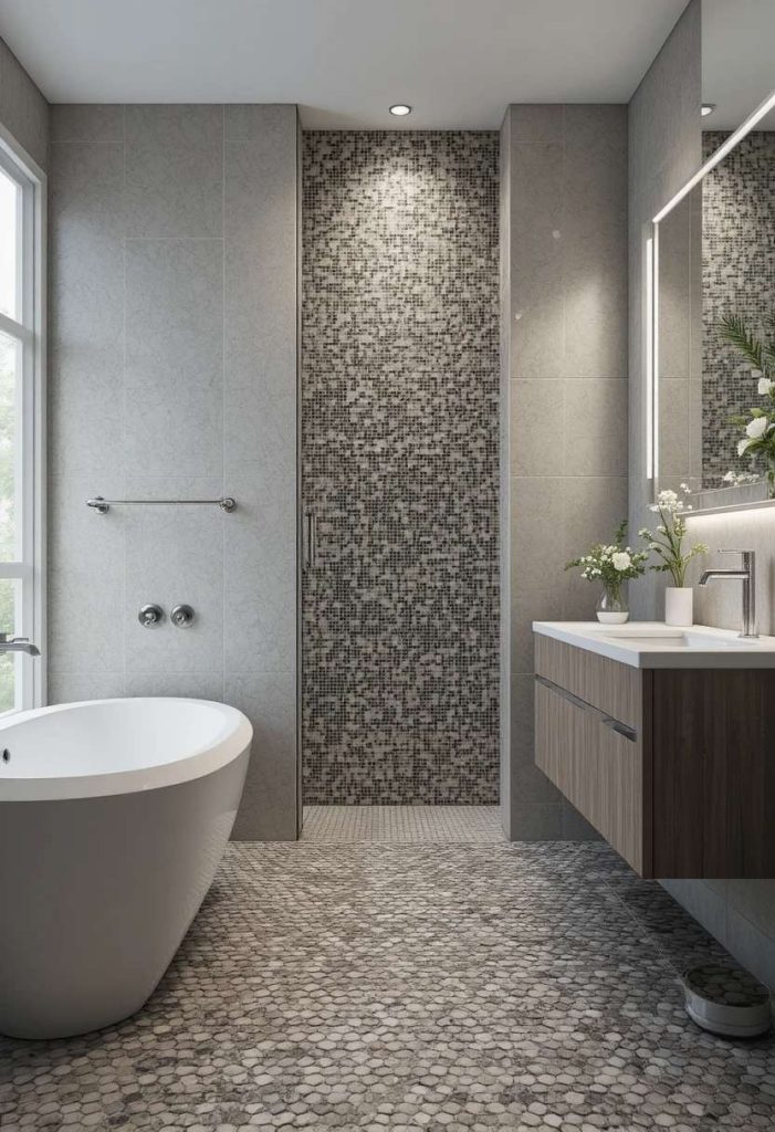 Add Small Mosaic Tiles