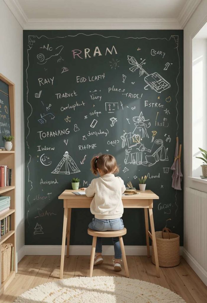 Add a Chalkboard or Activity Wall
