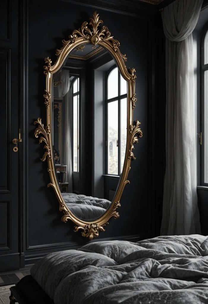 Add Curved, Ornate Mirrors